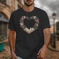 Women's Vintage Book Lover Valentine Heart Unisex T-Shirt