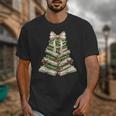 Xmas Tree Books Merry Christmas Coquette Bow Teacher Holiday Unisex T-Shirt Xmas Tree Books Merry Christmas Coquette Bow Teacher Holiday Unisex T-Shirt