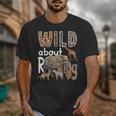 Zoo Animals Wild About Reading Books Reader Lover Librarian Unisex T-Shirt Zoo Animals Wild About Reading Books Reader Lover Librarian Unisex T-Shirt
