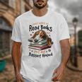 Basset Hound Dog Breed I Just Want To Read Books And Pet My Unisex T-Shirt Basset Hound Dog Breed I Just Want To Read Books And Pet My Unisex T-Shirt