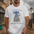 A Book A Day Keeps Reality Away Premium Tri-Blend Unisex T-Shirt
