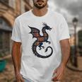 Book Lover Bookworm Reading Books Dragon Unisex T-Shirt