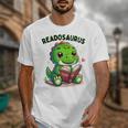 Book Lover Reading Dinosaur Readosaurus Library Unisex T-Shirt Book Lover Reading Dinosaur Readosaurus Library Unisex T-Shirt