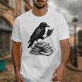 Book Raven Vintage Dark Academia Literature Reading Unisex T-Shirt Book Raven Vintage Dark Academia Literature Reading Unisex T-Shirt