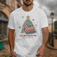 All Booked For Christmas Book Christmas Tree Lights Bookish Unisex T-Shirt All Booked For Christmas Book Christmas Tree Lights Bookish Unisex T-Shirt