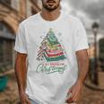 All Booked For Christmas Book Xmas Tree Lights Reading Girly Unisex T-Shirt