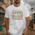 All Booked For Summer Reading Beach Floral Bookish Book Girl Unisex T-Shirt