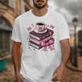All Booked For Valentine's Teacher Coquette Bow Coffee Book Unisex T-Shirt All Booked For Valentine's Teacher Coquette Bow Coffee Book Unisex T-Shirt