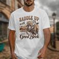 Bookish Retro Western Cowgirl Texas Book Lover Novel Reader Unisex T-Shirt Bookish Retro Western Cowgirl Texas Book Lover Novel Reader Unisex T-Shirt