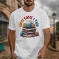 “Books Coffee & Yarn Enthusiast Cozy Reader Unisex T-Shirt