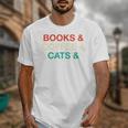 Books Coffee Cats Social Justice Unisex T-Shirt