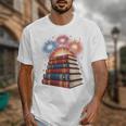 Books Fireworks 4th Of July Bookworm Patriotic Reader Unisex T-Shirt Books Fireworks 4th Of July Bookworm Patriotic Reader Unisex T-Shirt