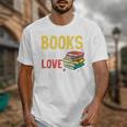 Books Are My Love Language Stack Unisex T-Shirt