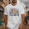 I Like My Books Spicy & My Coffee Icy Lover Bookworm Premium Unisex T-Shirt