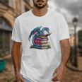 Bookworm Please I'm A Book Dragon Blue Dragon Unisex T-Shirt Bookworm Please I'm A Book Dragon Blue Dragon Unisex T-Shirt