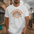 Born To Read Books Forced To Emails Vintage Retro Rainbow Unisex T-Shirt Born To Read Books Forced To Emails Vintage Retro Rainbow Unisex T-Shirt