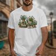 Botanical Garden Plants With Books Unisex T-Shirt Botanical Garden Plants With Books Unisex T-Shirt