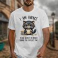 Cat Glasses Coffe Books I Am Awake Please Respect My Privacy Unisex T-Shirt Cat Glasses Coffe Books I Am Awake Please Respect My Privacy Unisex T-Shirt