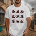 Cat Reading Books Lover Christmas Cat Lover Xmas Unisex T-Shirt Cat Reading Books Lover Christmas Cat Lover Xmas Unisex T-Shirt