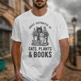 Cats Plants And Books Shirt Plant Lover Gardening Unisex T-Shirt Cats Plants And Books Shirt Plant Lover Gardening Unisex T-Shirt