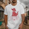 Clifford The Big Red Dog Pink Text With Bow Illustrated Book Unisex T-Shirt Clifford The Big Red Dog Pink Text With Bow Illustrated Book Unisex T-Shirt