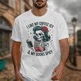 I Like My Coffee ICY & My Books Spicy For Book Lovers Unisex T-Shirt I Like My Coffee ICY & My Books Spicy For Book Lovers Unisex T-Shirt