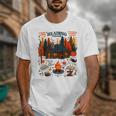 Cozy Reading Cabin Retreat Fall Bookish Autumn Cozy Reader Unisex T-Shirt Cozy Reading Cabin Retreat Fall Bookish Autumn Cozy Reader Unisex T-Shirt