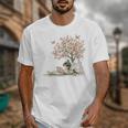 Cute Fairy Reading Fairycore Aesthetic Book Lover Unisex T-Shirt
