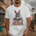 Cute Reading Bunny With Glasses Books Bookworm Reader Book Premium Tri-Blend Unisex T-Shirt Cute Reading Bunny With Glasses Books Bookworm Reader Book Premium Tri-Blend Unisex T-Shirt