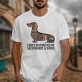 Dachshund Dog Dachshund Decor Books Nerds Dachshund Unisex T-Shirt