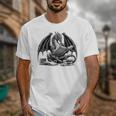Dragon Reading Book Bookworm Books Dragon Learning Unisex T-Shirt