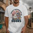 Easily Distracted By Books Read Goose Lover Bookworm Reading Unisex T-Shirt Easily Distracted By Books Read Goose Lover Bookworm Reading Unisex T-Shirt