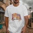 Easily Distracted By Cats And Books Cute Cat Sleeping Girls Unisex T-Shirt Easily Distracted By Cats And Books Cute Cat Sleeping Girls Unisex T-Shirt