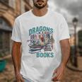 Easily Distracted By Dragons And Books Bookworm Unisex T-Shirt