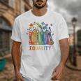 Equal Rights Book Flower Equality Peace Love Kindness Book Unisex T-Shirt Equal Rights Book Flower Equality Peace Love Kindness Book Unisex T-Shirt
