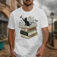 Fantasy Drama Tragedy Cat Book Lover Reading Humor Unisex T-Shirt