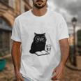 First Of All I’m A Delight Cute Cat Books Coffee Humor Unisex T-Shirt