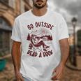 Go Outside Read a Book Vintage Bibliophiles Unisex T-Shirt Go Outside Read a Book Vintage Bibliophiles Unisex T-Shirt