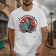 Grim Reaper Reads a Book Unisex T-Shirt