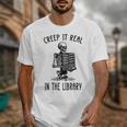 Halloween Skeleton Pun Book Lover Library Joke Unisex T-Shirt