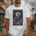 High Priestess Tarot Art Celestial Mystic Book Lover Unisex T-Shirt