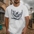 Italian Greyhound Whippet Dog Reading Book Hammock Iggy Mom Unisex T-Shirt