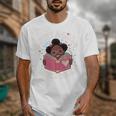 Just A Girl Who Loves Books Cute African American Afro Unisex T-Shirt Just A Girl Who Loves Books Cute African American Afro Unisex T-Shirt
