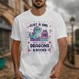 Just A Girl Who Loves Dragons And Books Lover Reading Book Unisex T-Shirt Just A Girl Who Loves Dragons And Books Lover Reading Book Unisex T-Shirt