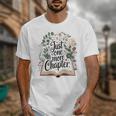 Just One More Chapter Bookish Book Reading Botanical Unisex T-Shirt
