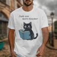 Just One More Chapter Bookworm Cat Book Lover Unisex T-Shirt Just One More Chapter Bookworm Cat Book Lover Unisex T-Shirt