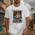Just One More Chapter Cat Reading Books Coffee Lovers Premium Tri-Blend Unisex T-Shirt