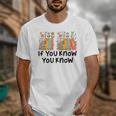 If You Know You Know 6 7 Reading Books Merry Christmas Unisex T-Shirt