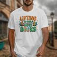 Lifting To Hold More Books Weightlifting Workout Gym Lover Unisex T-Shirt