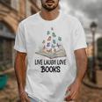 Live Laugh & Love Books Reading Butterfly Book Lover Bookish Premium Unisex T-Shirt Live Laugh & Love Books Reading Butterfly Book Lover Bookish Premium Unisex T-Shirt